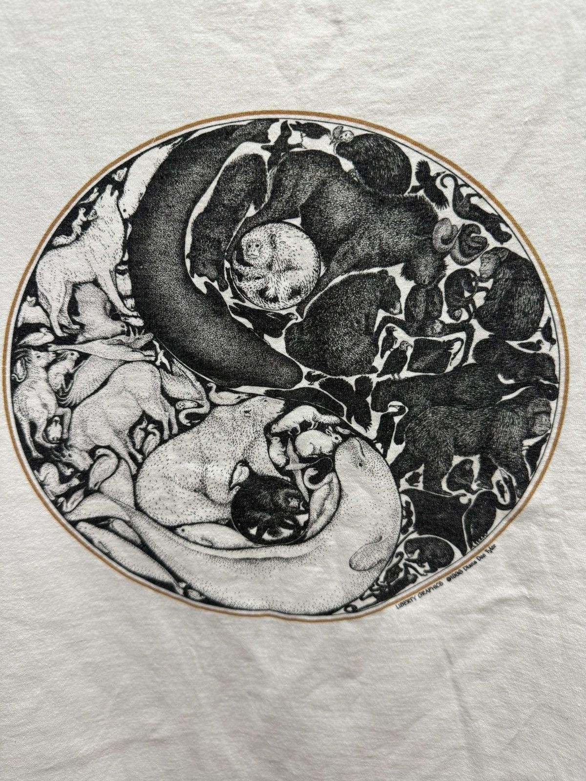 Vintage Vintage Liberty Graphics paddle art tee 1996 made in USA S Size US S / EU 44-46 / 1 - 2 Thumbnail