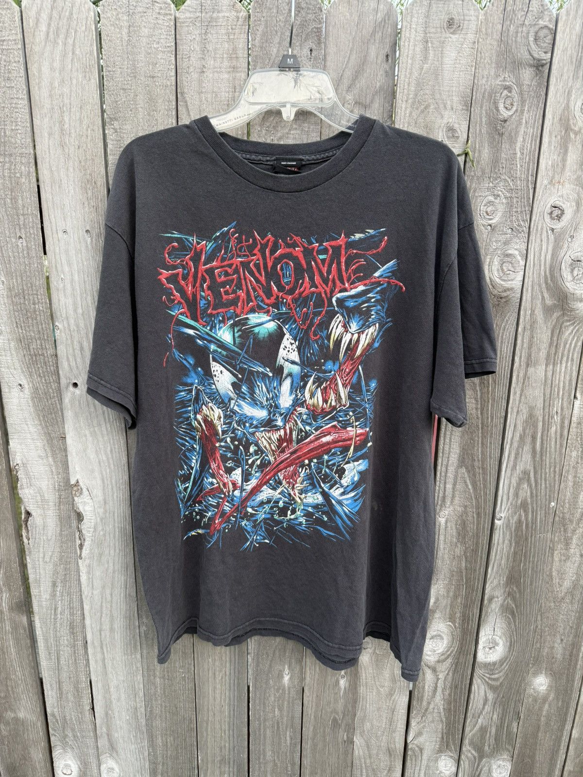 Marvel Comics × Vintage Vintage Y2K Marvel Venom Tshirt Size US XL / EU 56 / 4 - 1 Thumbnail