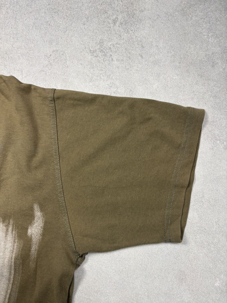 Diesel Diesel 2000s Distressed Paint-Effect Olive Tee 3D Logo XL Size US XL / EU 56 / 4 - 5 Thumbnail