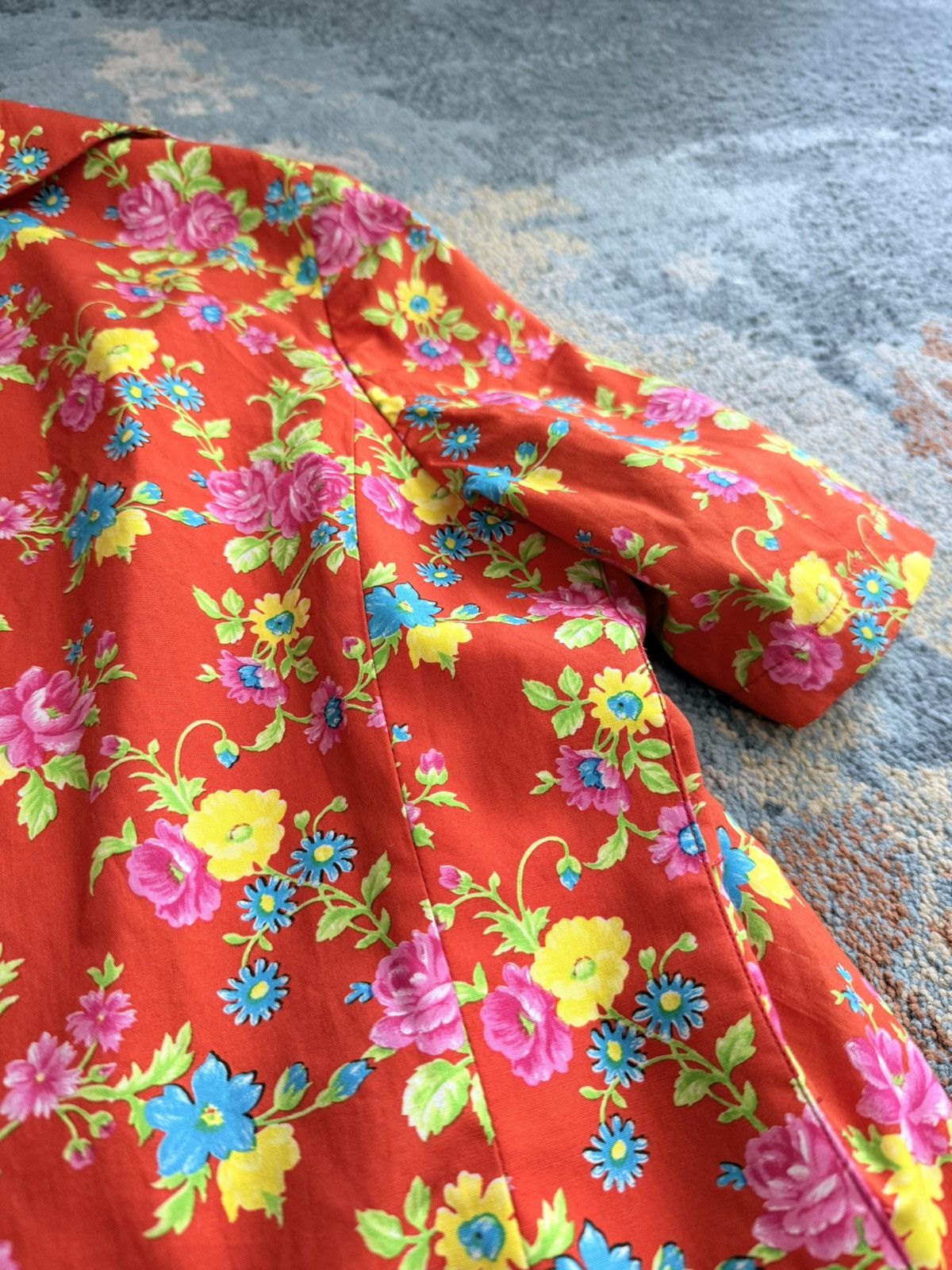 Versus Versace Vintage Versus By Gianni Versace AW 1993 Floral Print Top Size S / US 4 / IT 40 - 13 Thumbnail