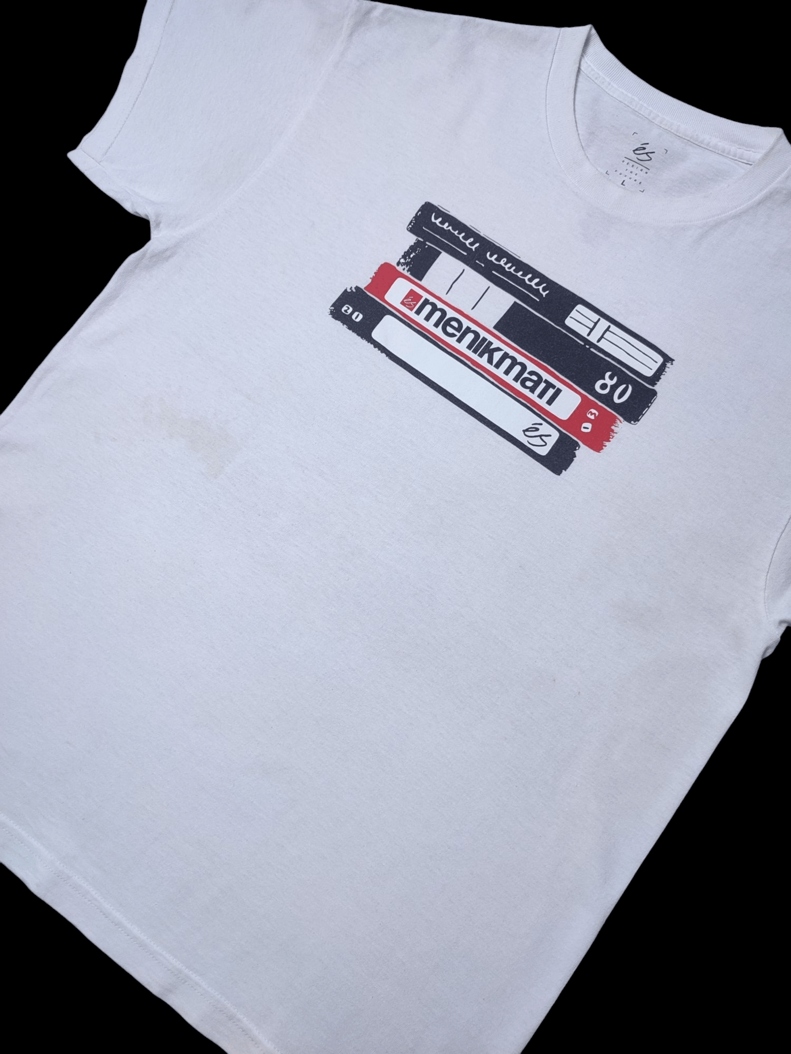 Vintage eS Menikmati Graphic T-Shirt Skate Vintage 2000 Streetwear Size US L / EU 52-54 / 3 - 10 Thumbnail