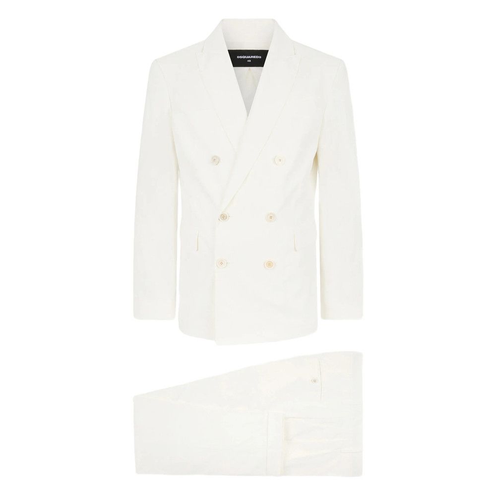 Dsquared2 Dsquared2 WHITE Suits - Double Breasted Suits Size US M / EU 48-50 / 2 - 1 Thumbnail