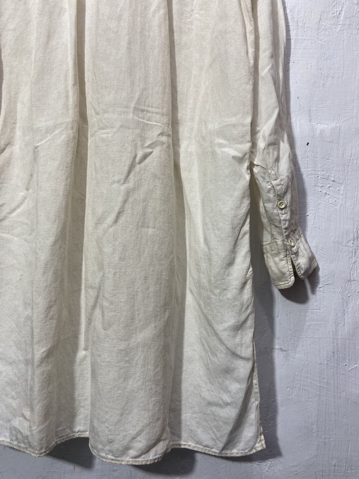 45rpm 45rpm Dress 100% Linen Button Up Long Sleeve Size L / US 10 / IT 46 - 8 Thumbnail