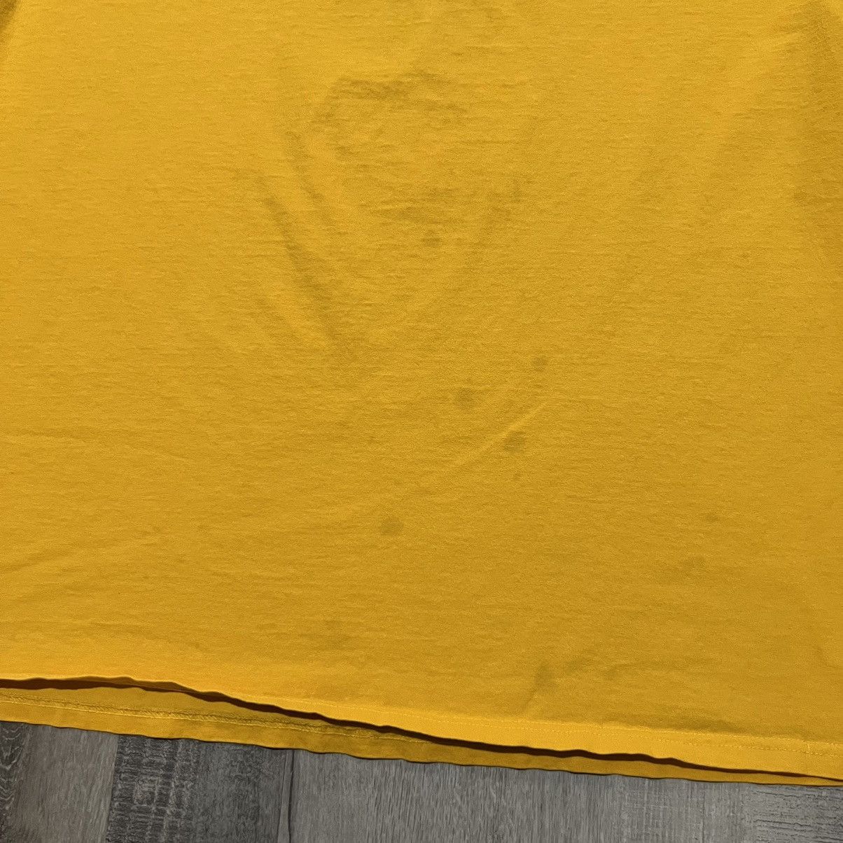 Nike × Vintage VTG Nike Basketball Yellow Y2K Spell Out Grey Tag T Shirt Size US XXL / EU 58 / 5 - 5 Thumbnail