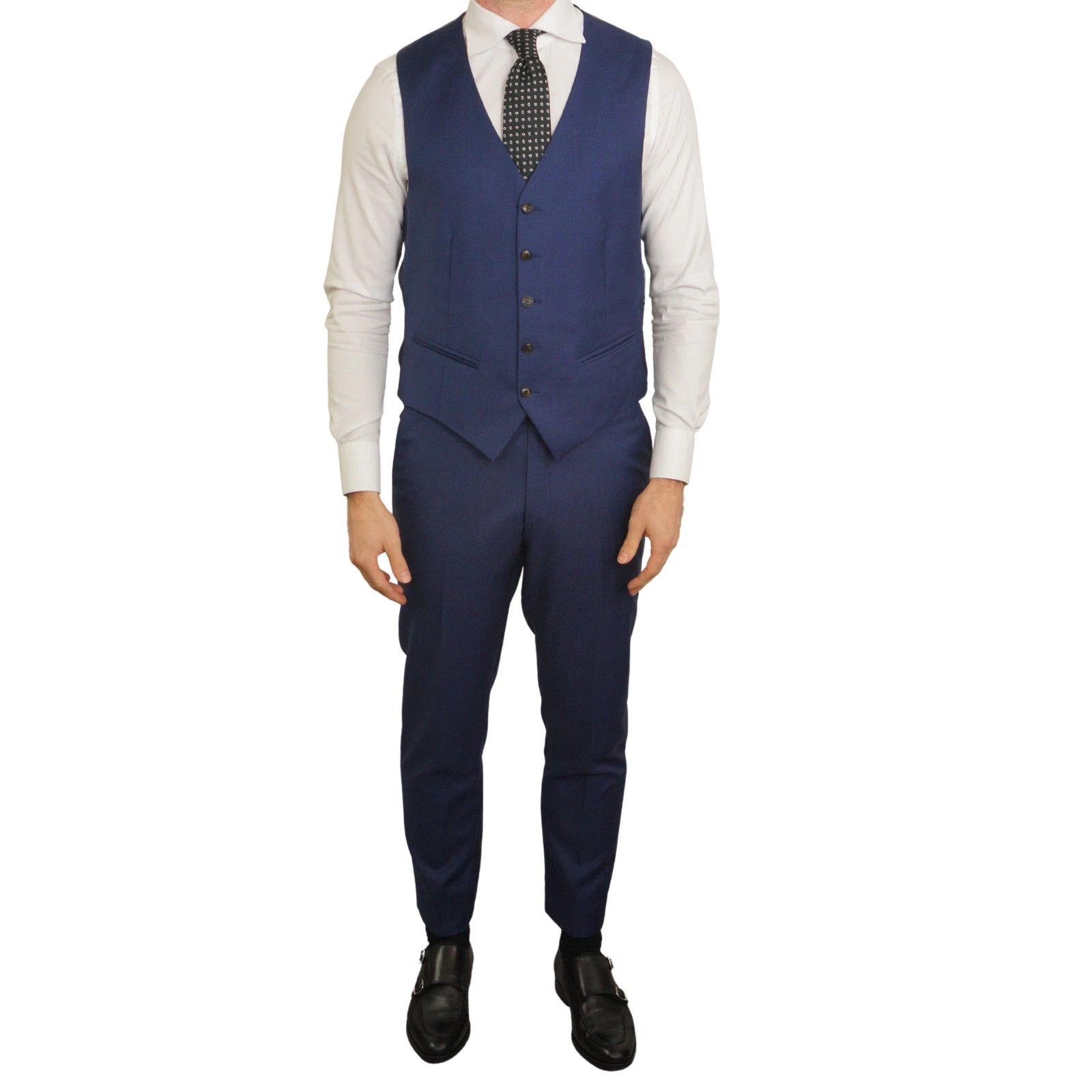 Suitsupply Men Suitsupply 3 Piece Suit La Spalla Vitale Barberis US36 Size 36R - 7 Thumbnail