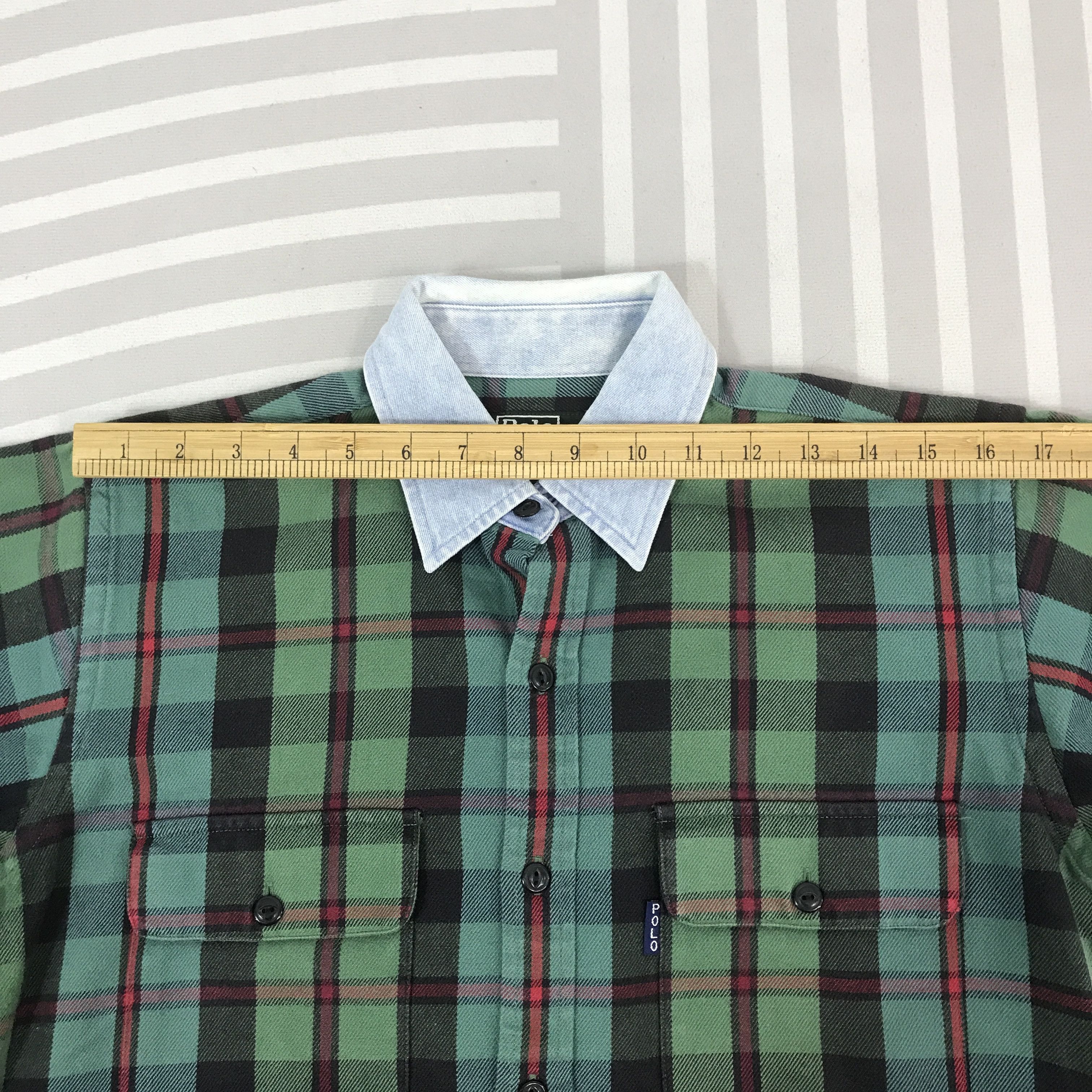Polo Ralph Lauren × Vintage Vintage Polo Ralph Lauren Tartal Design Button up Shirt Size US M / EU 48-50 / 2 - 5 Thumbnail