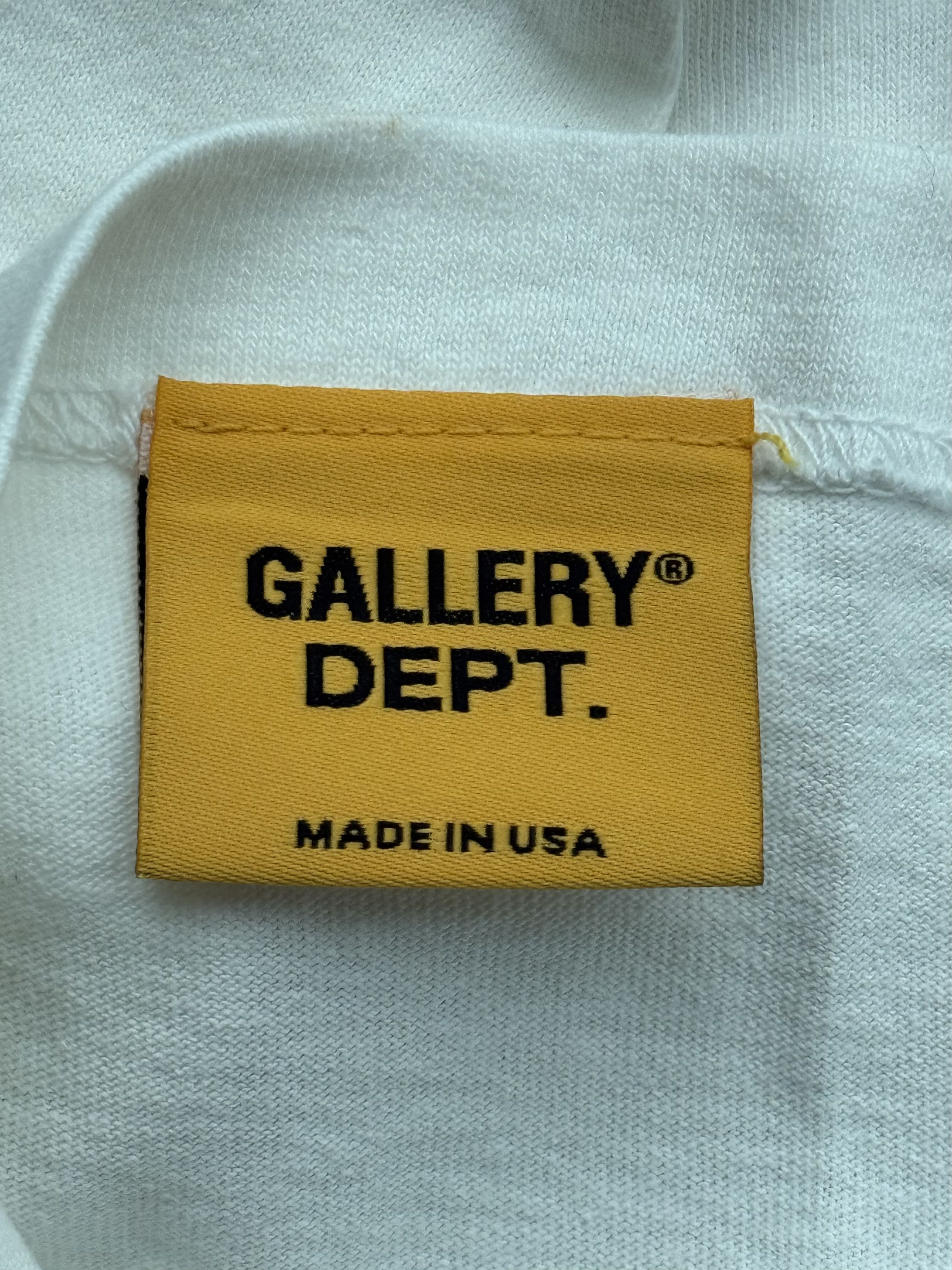 Gallery Dept. Gallery Dept White Gradient Vitamin D Glitter Logo T-Shirt Size US XS / EU 42 / 0 - 4 Thumbnail