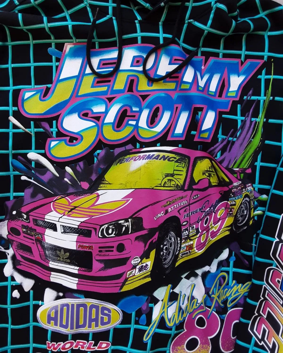 Jeremy Scott ADIDAS X JEREMY SCOTT NASCAR HOODIE Size US XL / EU 56 / 4 - 6 Thumbnail