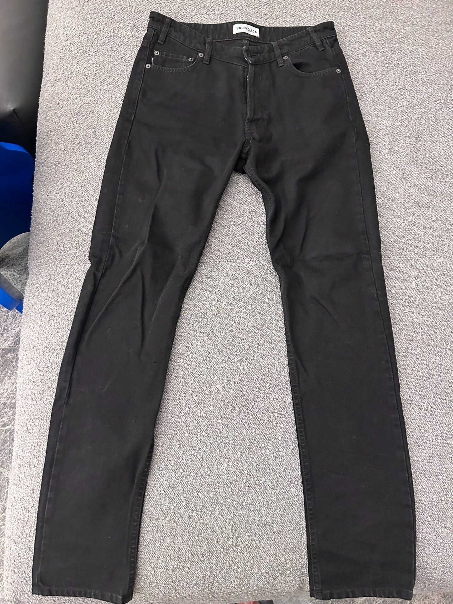 Balenciaga Balenciaga Black Denim Pants Size 29 Size US 29 - 1 Thumbnail