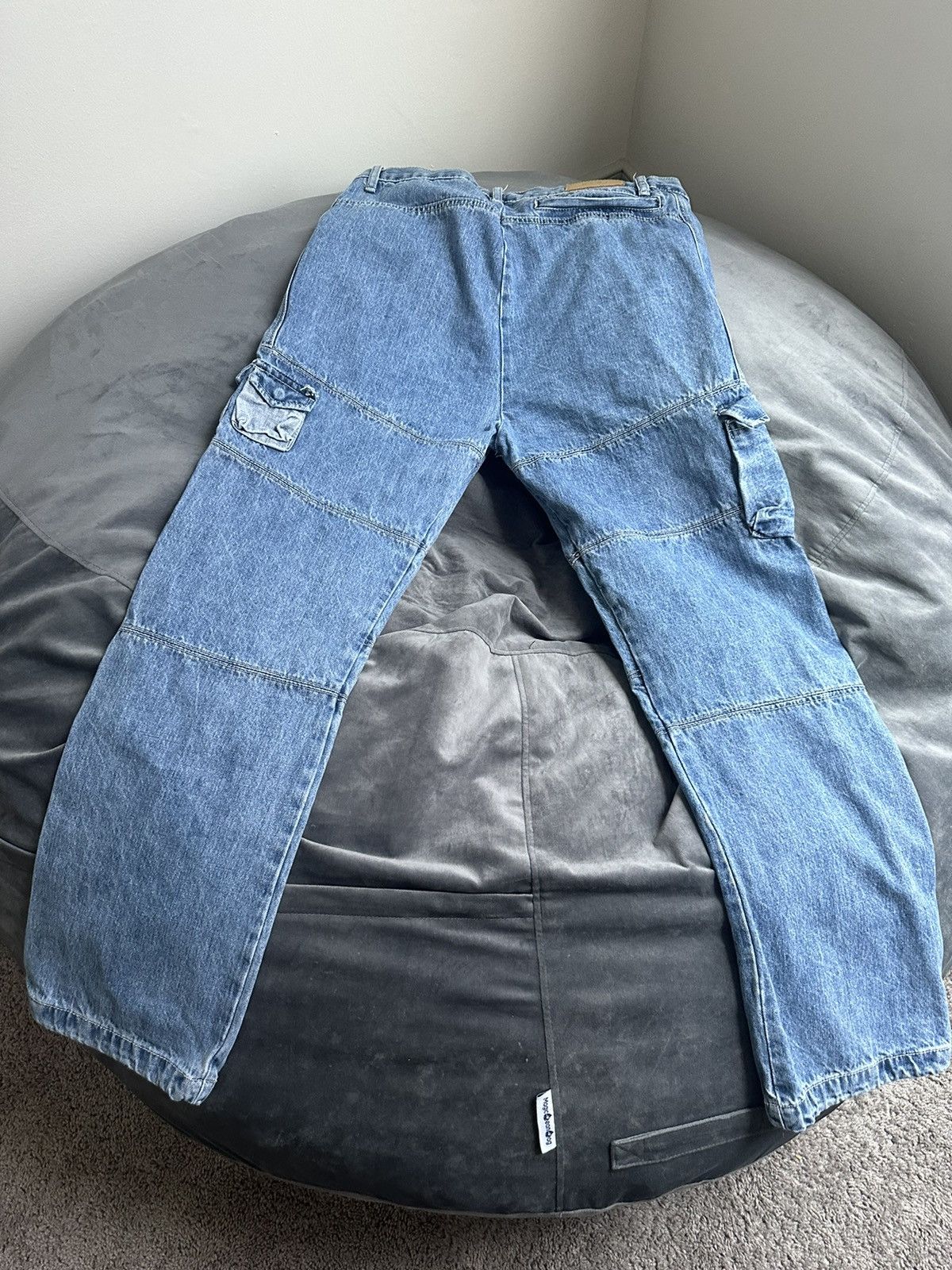 MNML MNML Baggy Cargo Jeans, Size 36 Size US 36 / EU 52 - 2 Thumbnail
