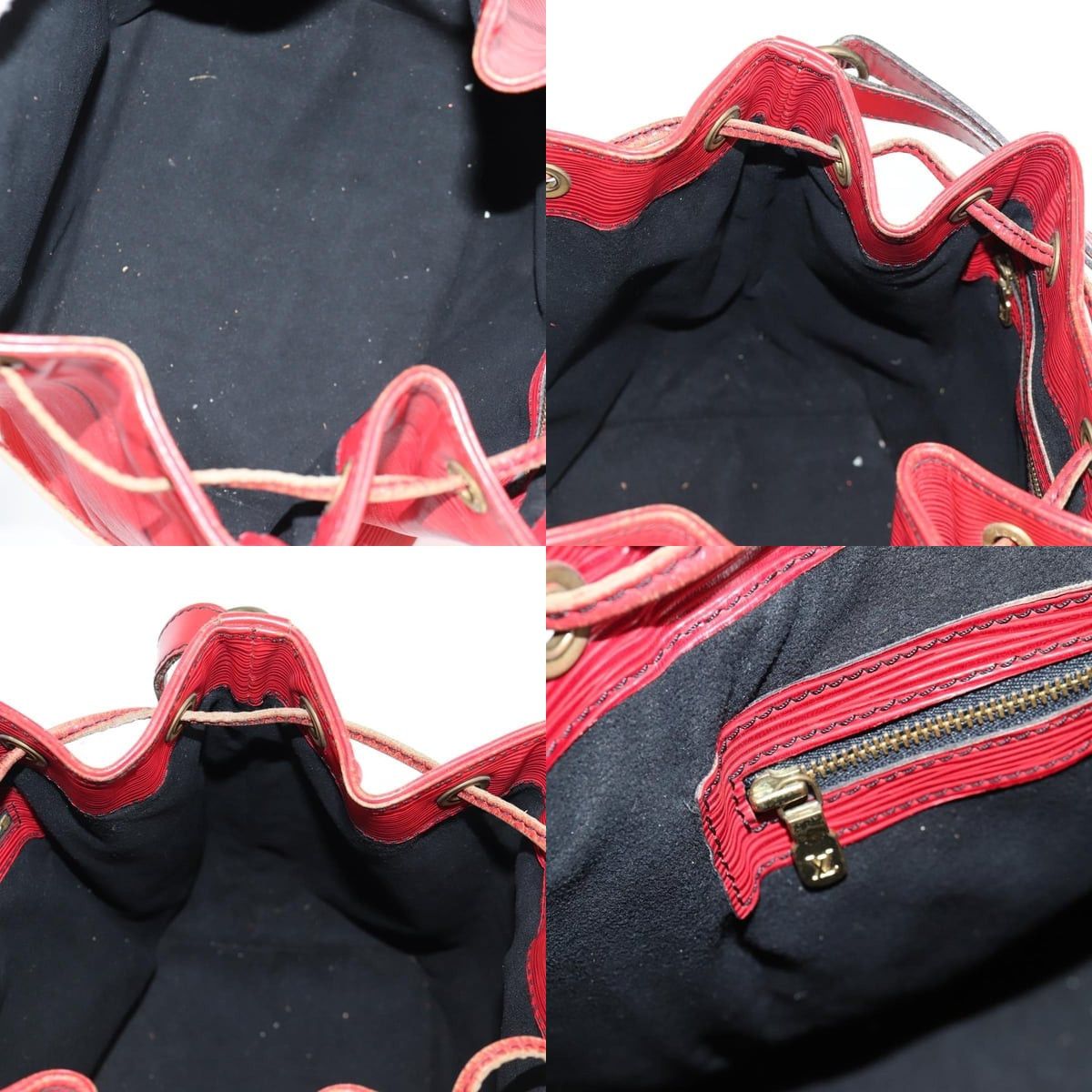Louis Vuitton LOUIS VUITTON Epi Petit Noe Shoulder Bag Red M44107 Size ONE SIZE - 12 Thumbnail