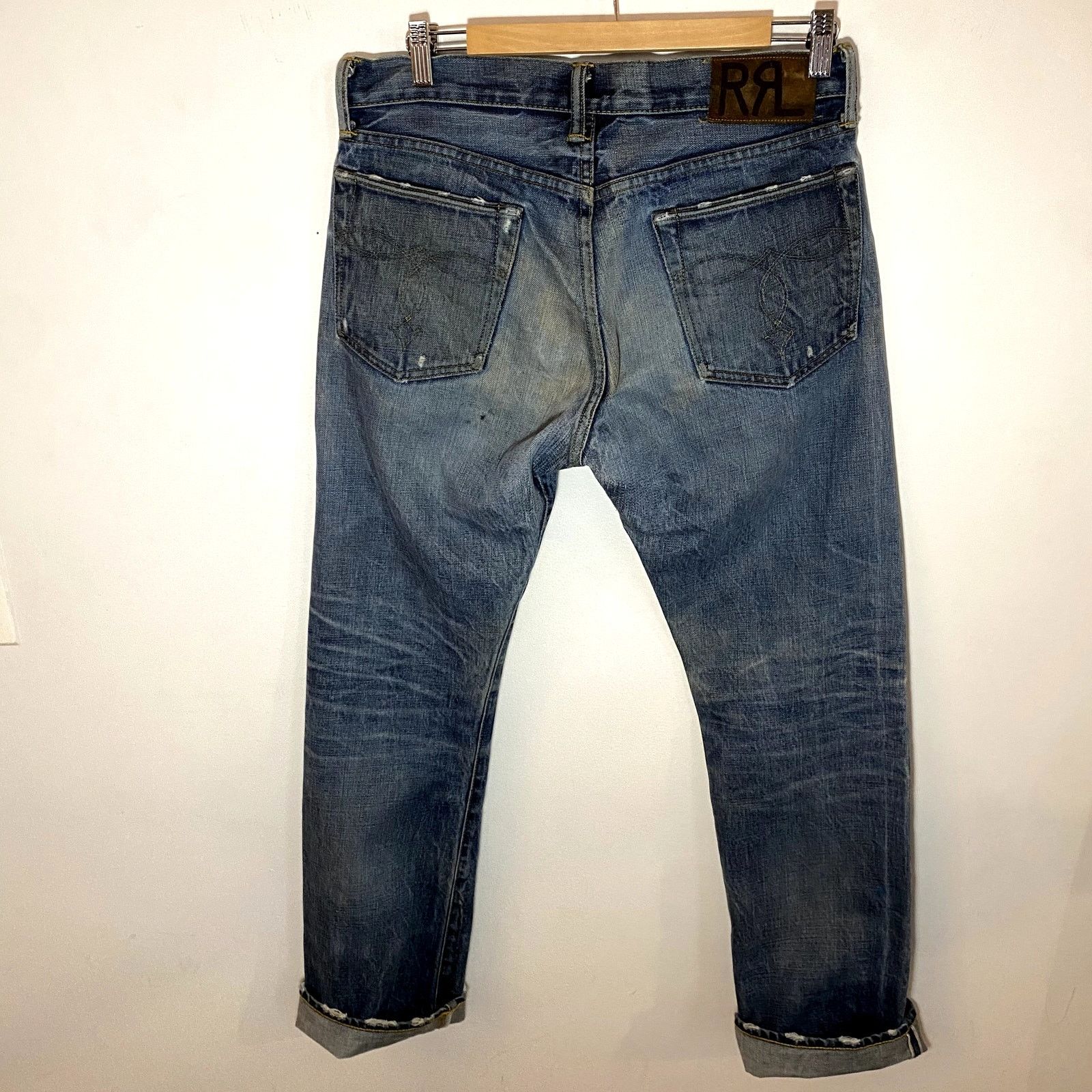 RRL Ralph Lauren RRL Double RL Ralph Lauren Selvedge Slim Boot Jeans 31x30 Size US 31 - 2 Thumbnail