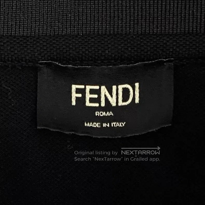 Fendi Fendi Black striped cotton collar single-breasted short-sl Size US M / EU 48-50 / 2 - 5 Thumbnail