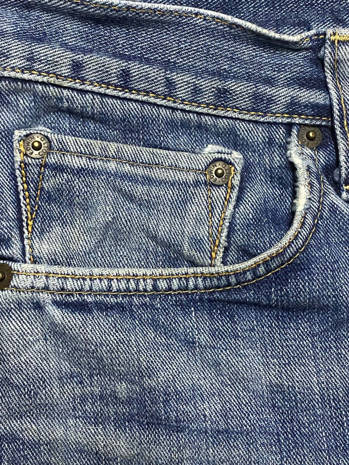 Edwin Vintage Edwin 403 Ripped Rusty Loose Jeans Size US 32 / EU 48 - 9 Thumbnail