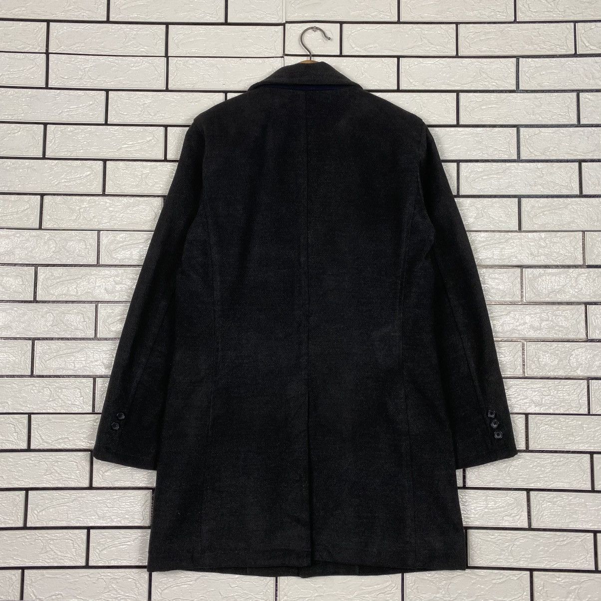 Japanese Brand Wool Long Jacket Overcoat Beams Heart Issey Miyake Size US M / EU 48-50 / 2 - 9 Thumbnail