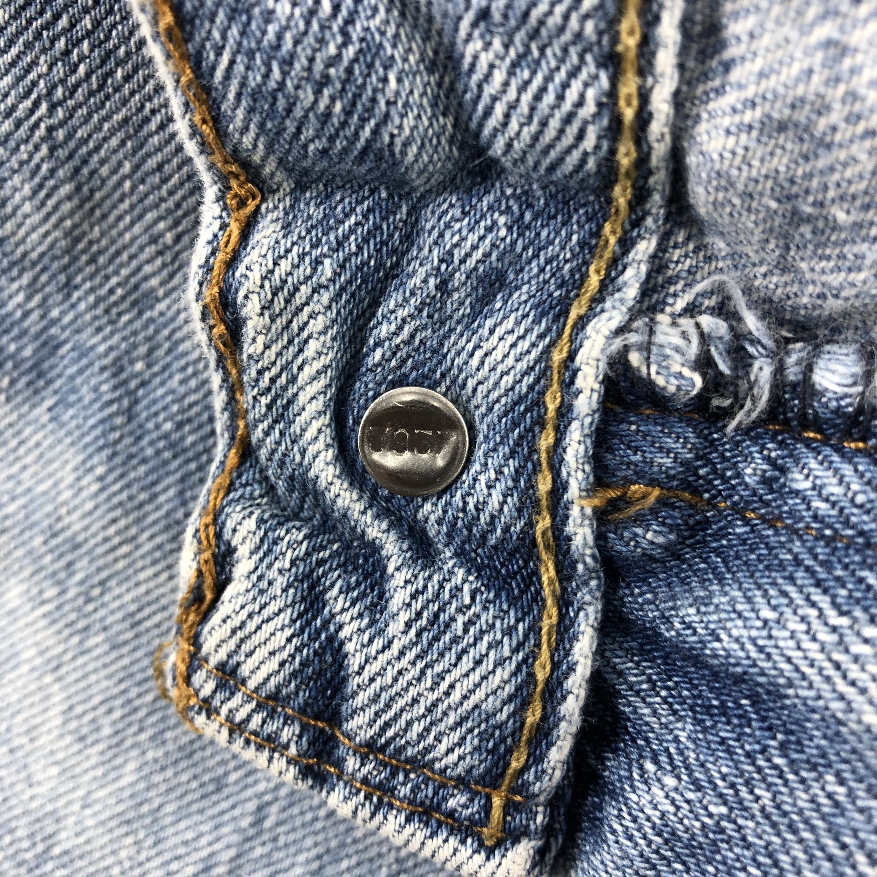 Levi's Vintage Blue Wash Levis 505 Jeans-J2381 Size US 32 / EU 48 - 10 Thumbnail