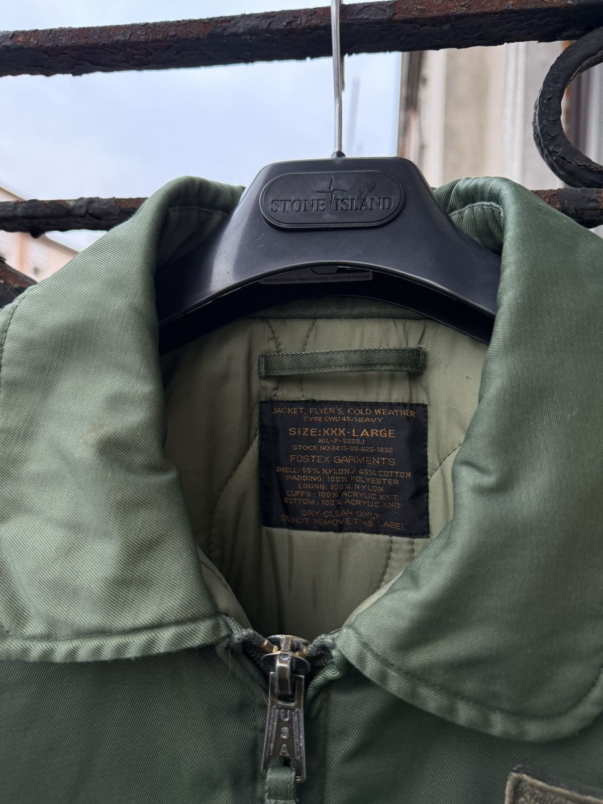 Fostex Garments Vintage Fostex Garments USA Oversize CWU45 Bomber Jacket Size US XL / EU 56 / 4 - 15 Thumbnail
