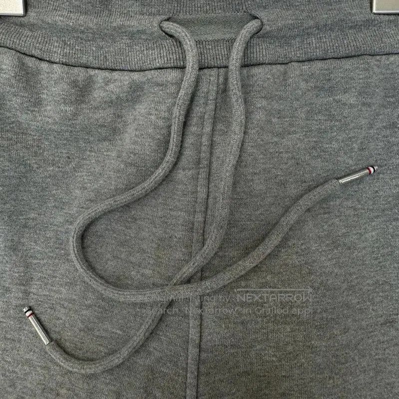 Thom Browne Thom Browne Gray Cotton Striped Casual Pants . Size US 32 / EU 48 - 6 Thumbnail