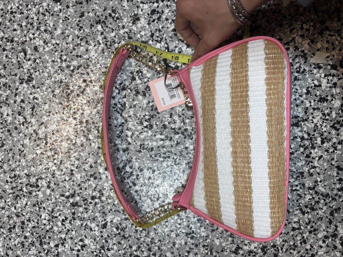Juicy Couture Vintage Y2K Juicy Couture Gelato Pink Striped Shoulder Bag Size ONE SIZE - 12 Thumbnail