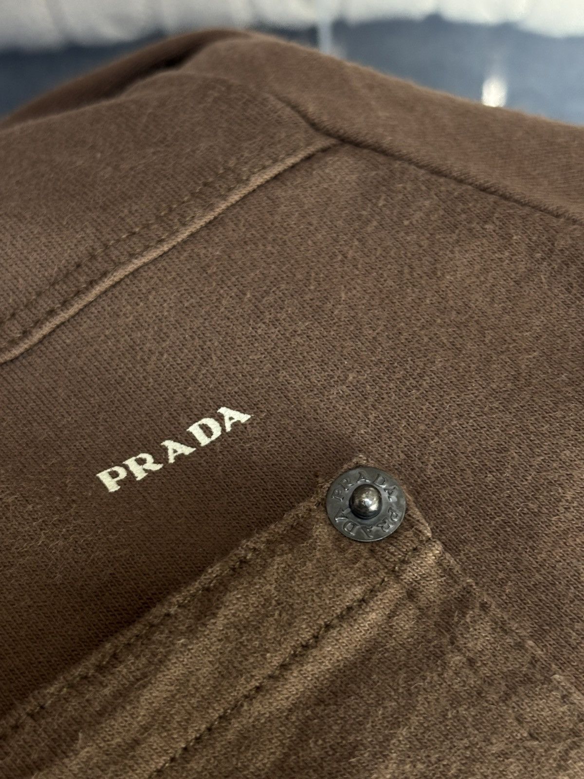 Prada Prada Luxury Brown Vintage Polo Shirt Size US M / EU 48-50 / 2 - 8 Thumbnail