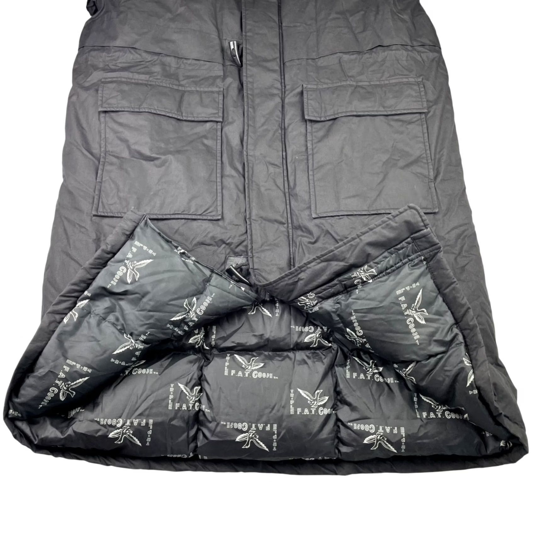 Vintage Triple F.A.T. Goose Long Parka - Mens Jacket - Cotton & Down Insulation - L Size US L / EU 52-54 / 3 - 5 Thumbnail