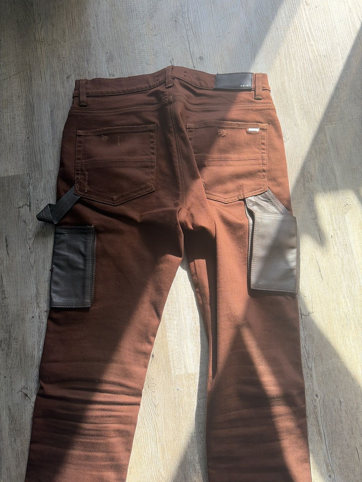Amiri Amiri denim jeans slim Carpenter pants brown Size US 32 / EU 48 - 9 Thumbnail