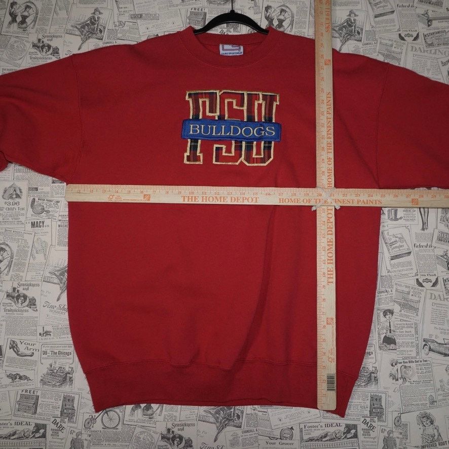 Vintage XXL-Vintage Y2K Fresno state university 90s heavy sweatshirt Size US XXL / EU 58 / 5 - 4 Thumbnail