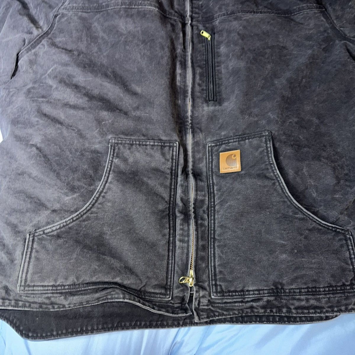 Carhartt Carhartt Work Jacket Full Zip sherpa lined C61 3XL Size US XXL / EU 58 / 5 - 7 Thumbnail