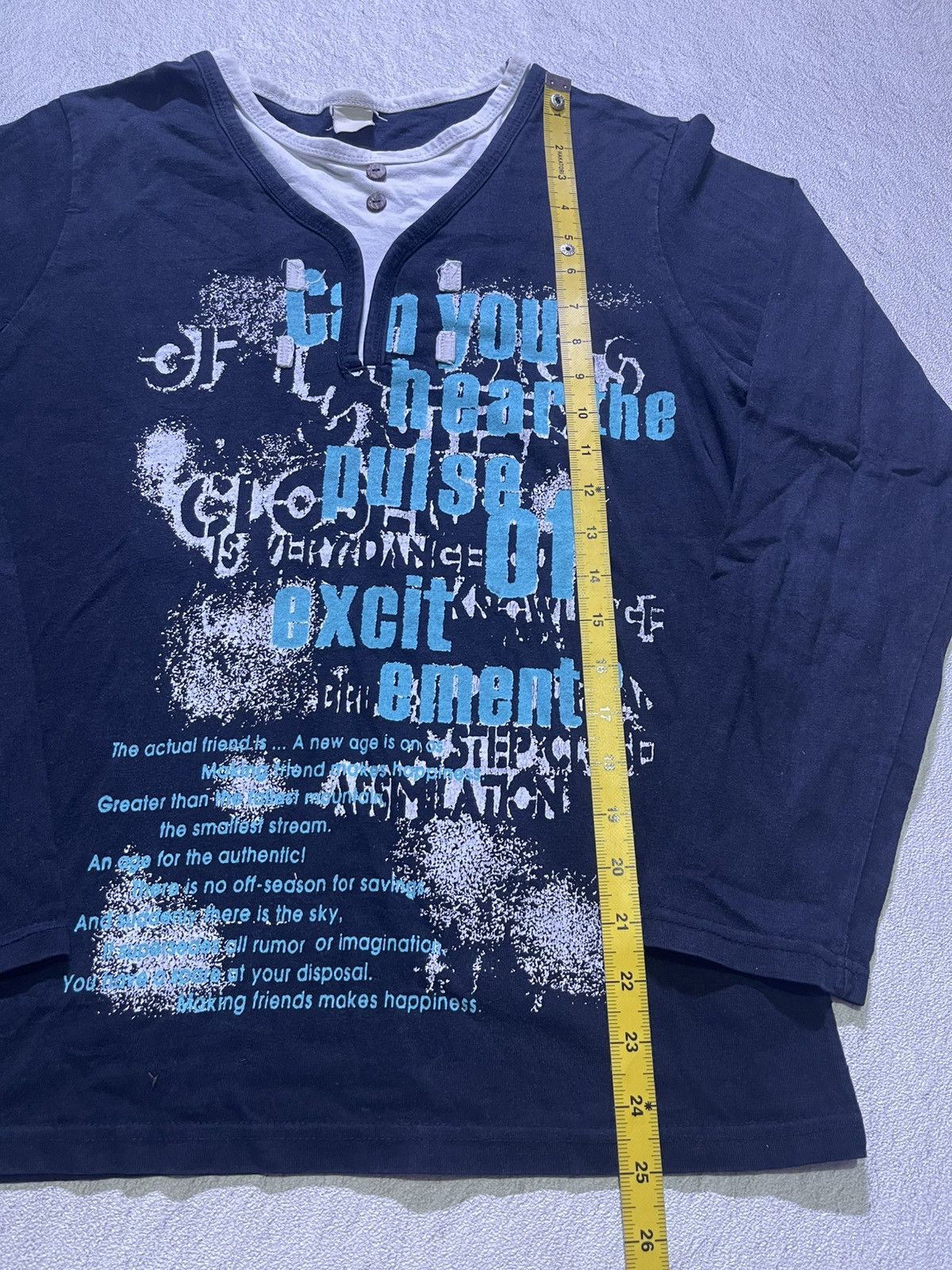 Japanese Brand VINTAGE Y2K long sleeve tshirt ifsix style Size US M / EU 48-50 / 2 - 5 Thumbnail