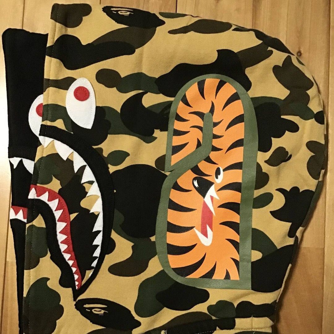 Bape BAPE Double Shark full zip hoodie 1st camo a bathing ape Size US L / EU 52-54 / 3 - 5 Thumbnail