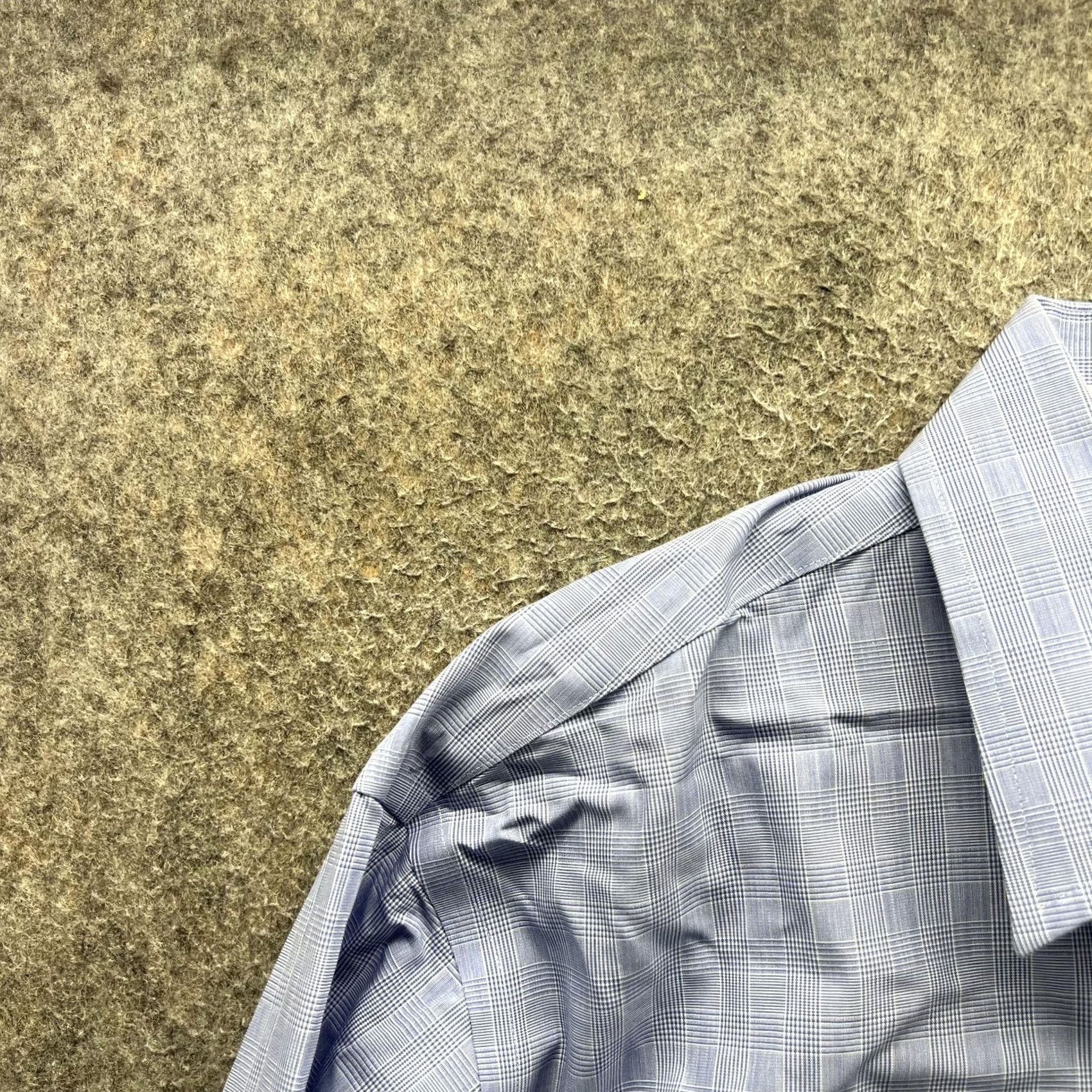 Brooks Brothers Brooks Brothers Dress Shirt Mens 16 34/35 Blue Check Regular Non-Iron 100% Cotton Long Sleeve Casual Business Mens Size 42R - 6 Thumbnail