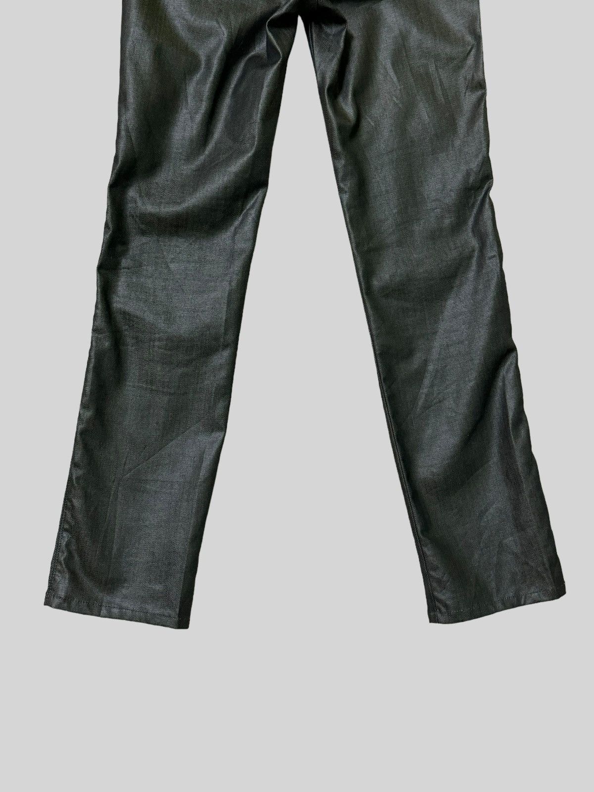Designer × Japanese Brand × Vintage BACK NUMBER Rick Owens Style Waxed Low Rise Denim Size US 28 / EU 44 - 11 Thumbnail