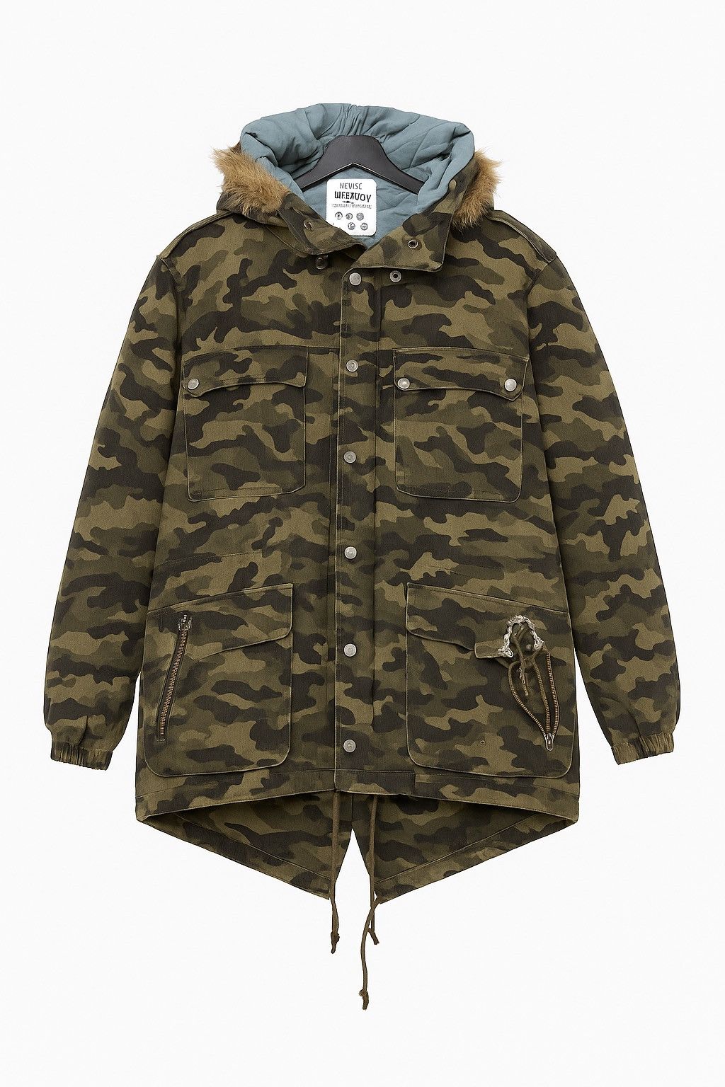 Henrik Vibskov Henrik Vibskov Camouflage M-65 Style Fishtail Parka Jacket Size US M / EU 48-50 / 2 - 1 Thumbnail