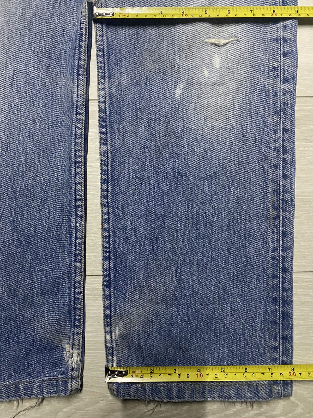 Levi's Vintage Levis 501 90s Distressed ButtonFly Jeans Size US 32 / EU 48 - 18 Thumbnail