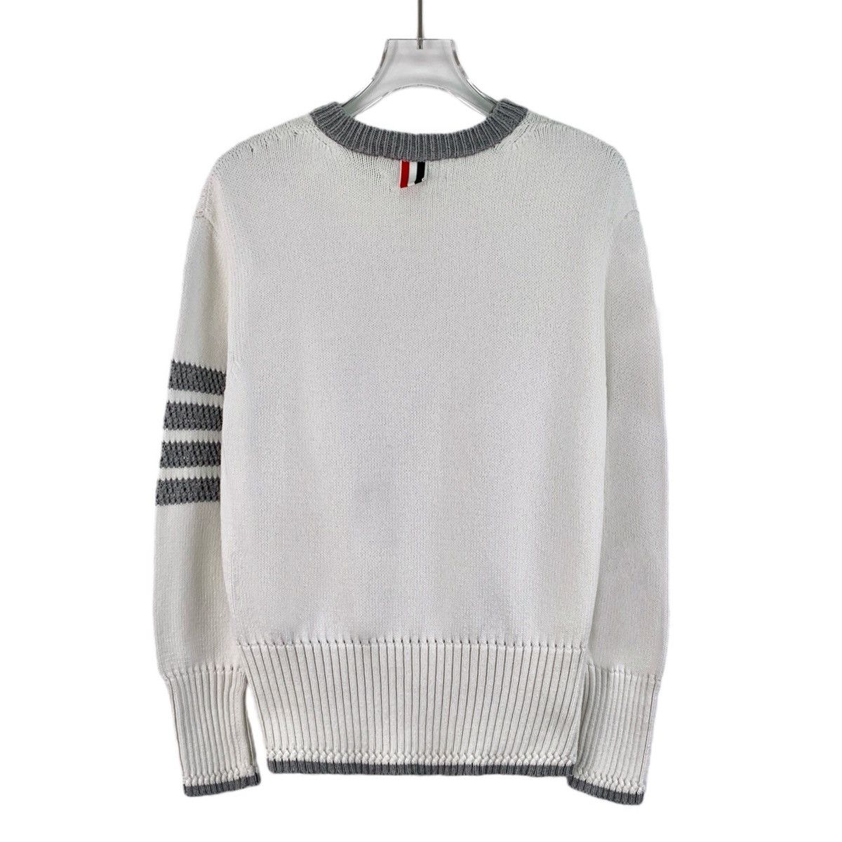 Thom Browne Thom Browne Off-white Long Sleeve Knit Sweater K26WX Size XS / US 0-2 / IT 36-38 - 2 Thumbnail