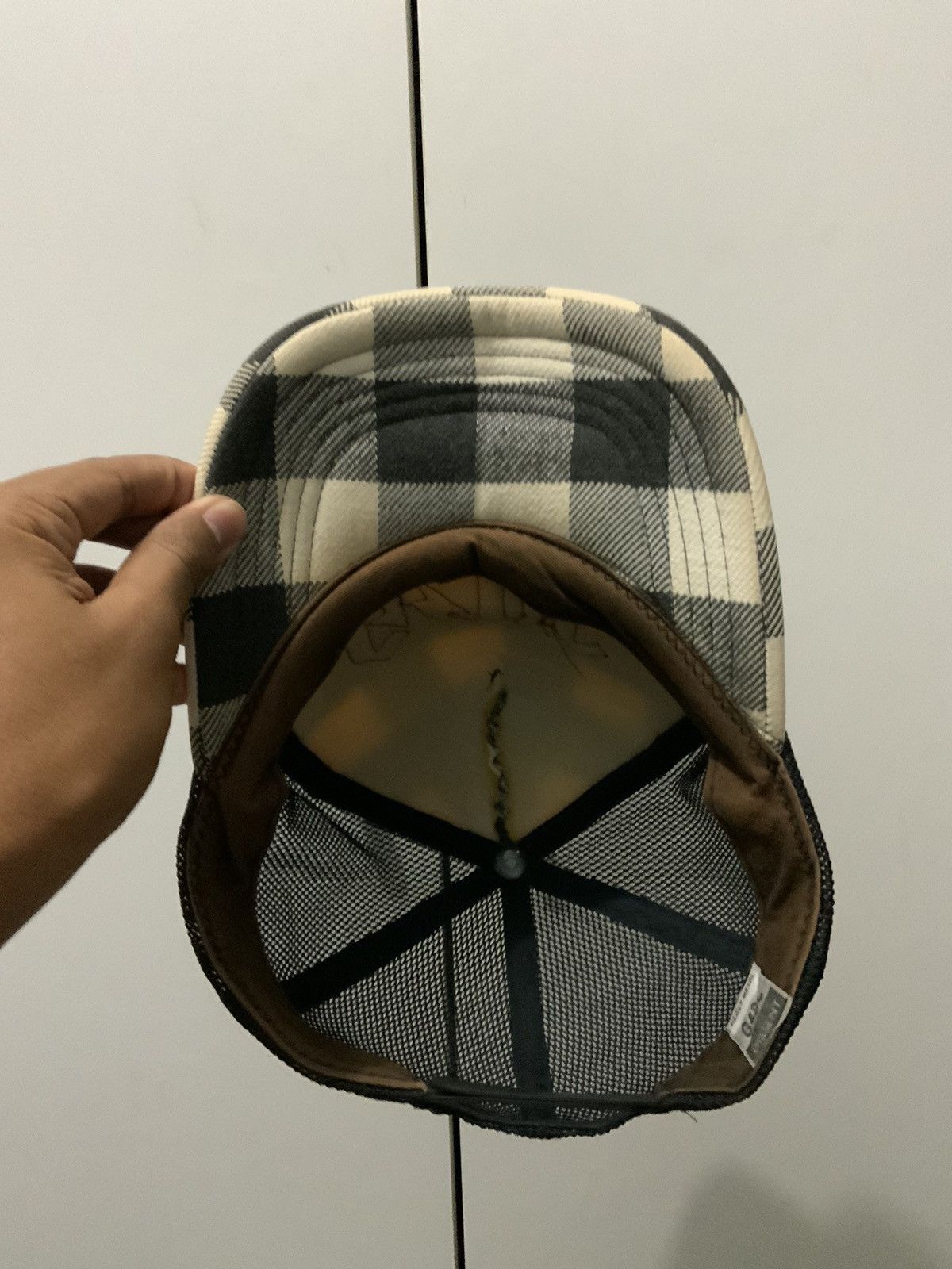 Japanese Brand Heavy Metal G⚡️DC Striped Trucker Hat Size ONE SIZE - 7 Thumbnail
