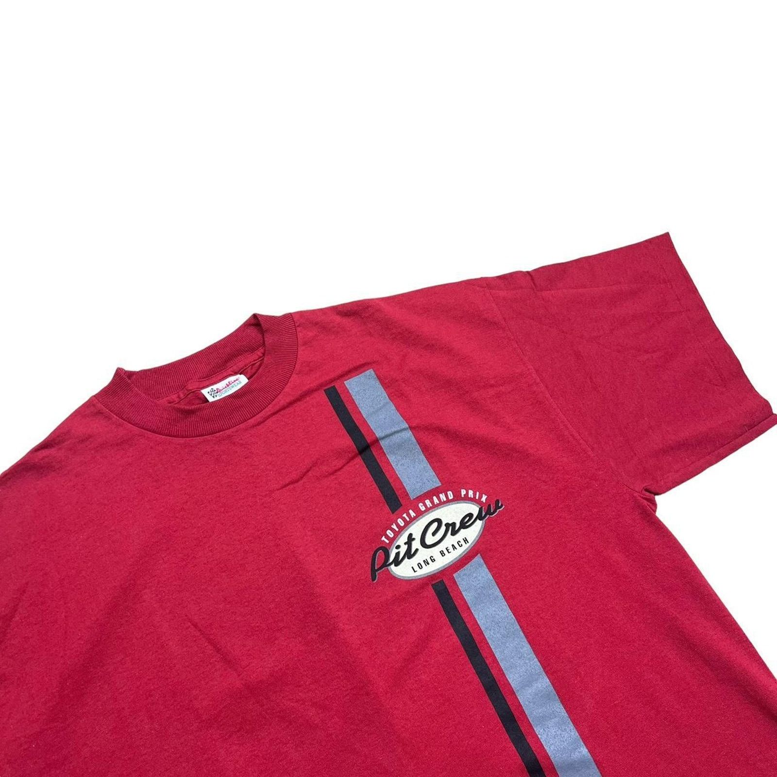 Vintage Vintage Long Beach Toyota Grand Prix Pit Crew T Shirt Size US XL / EU 56 / 4 - 1 Thumbnail
