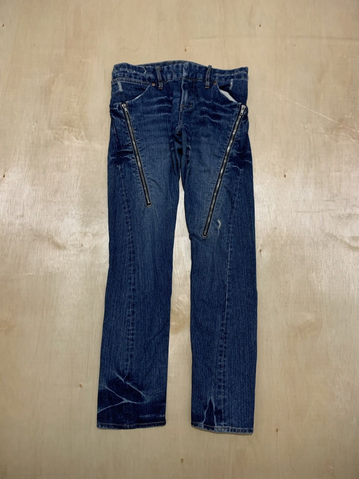 Hysteric Glamour Y2k Olive des Olive Multi Zipper Jeans Size US 32 / EU 48 - 2 Thumbnail