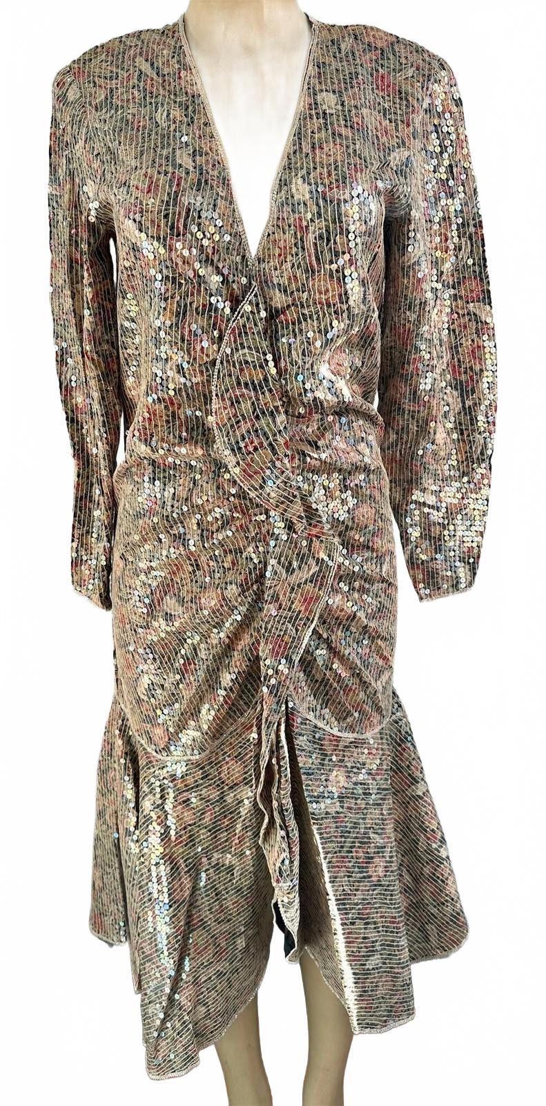 Other Sequined Classic Evening Dress Multi Color size 8 Size M / US 6-8 / IT 42-44 - 1 Thumbnail