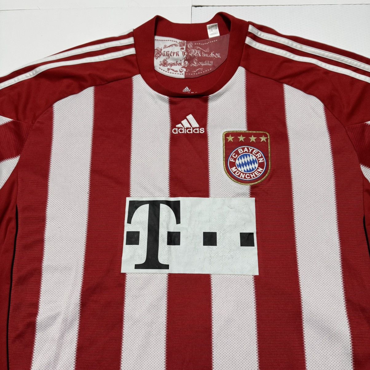 Adidas Adidas FC Bayern Munchen Vintage 2010/11 Soccer Jersey Size US XXL / EU 58 / 5 - 2 Thumbnail