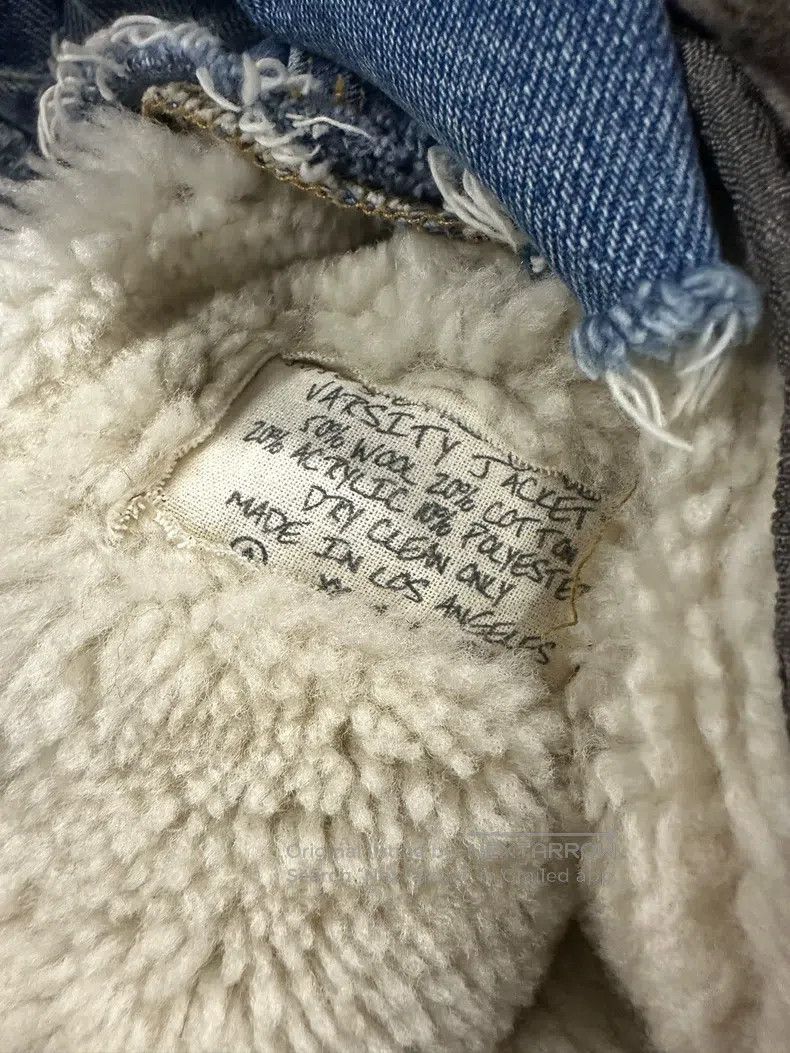 Greg Lauren Greg Lauren Fur Denim Spliced Jacket Size US L / EU 52-54 / 3 - 6 Thumbnail