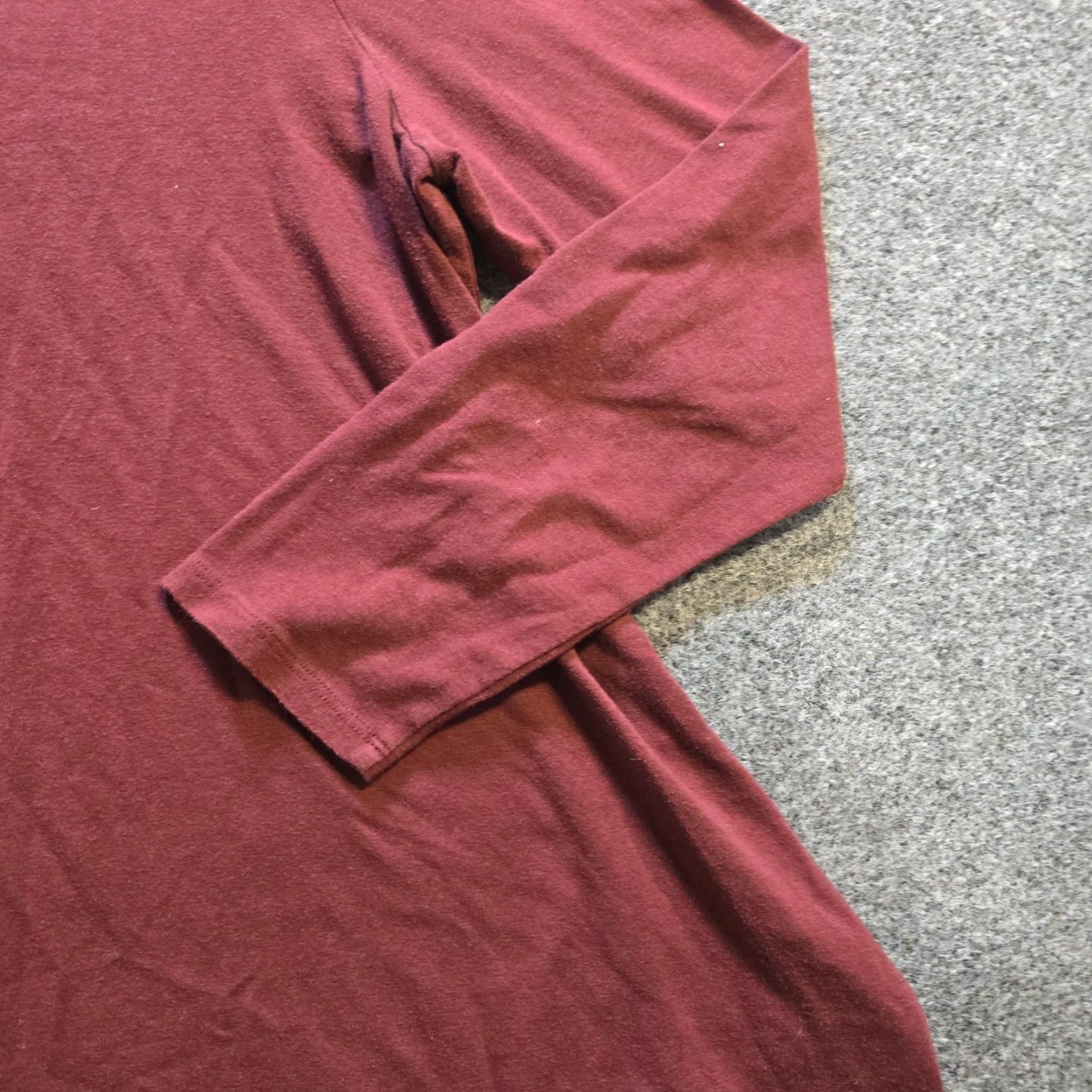 Vintage Chalet Et Ceci Top Blouse Tunic Long Sleeve Red Knit Cotton Stretchy Casual Women's M Regular Sleeve Round Neck Luxus? Size M / US 6-8 / IT 42-44 - 3 Thumbnail