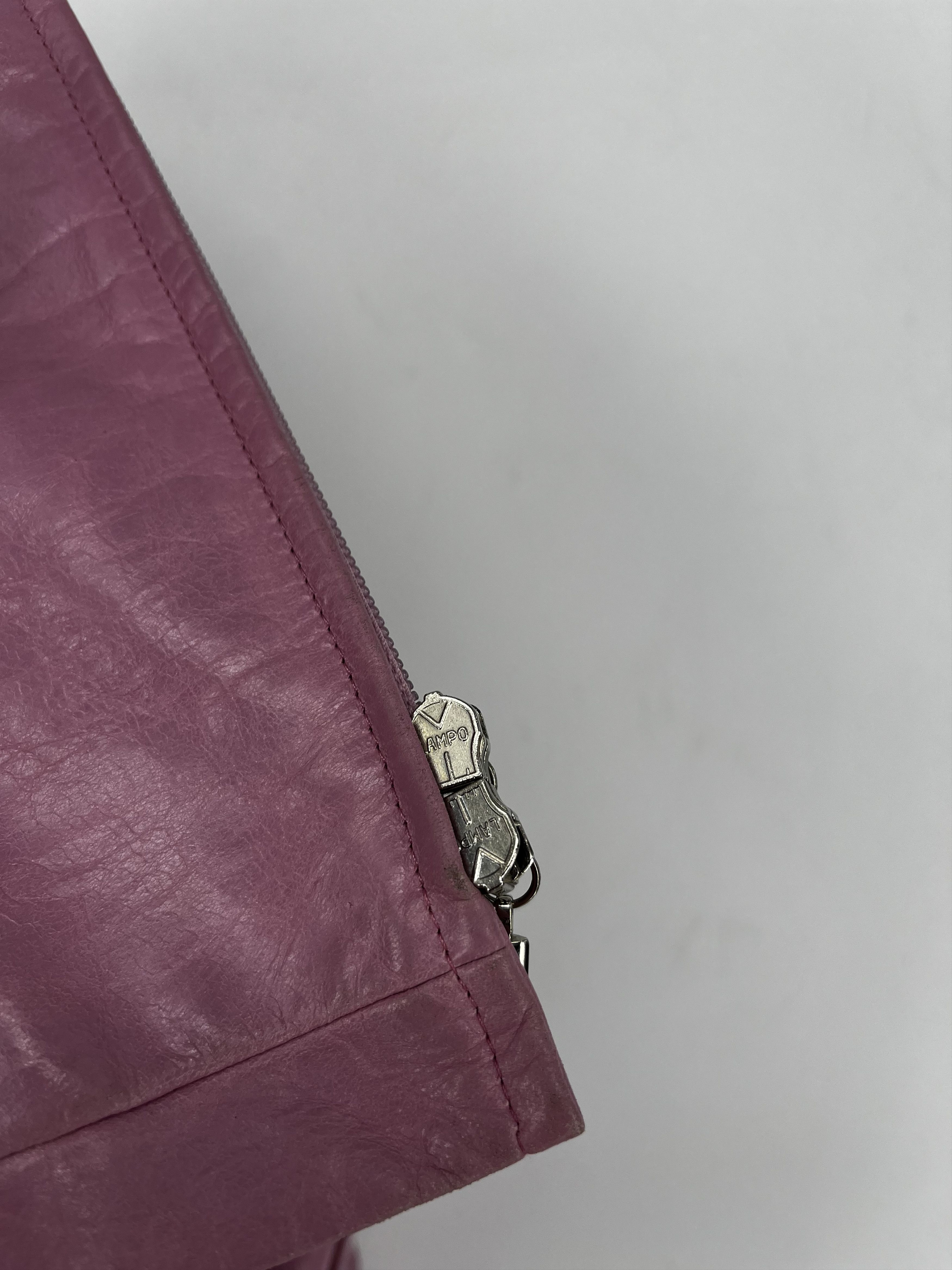 Laurel Leather biker jacket Laurel Pink size 38FR in Leather Size XS / US 0-2 / IT 36-38 - 16 Thumbnail