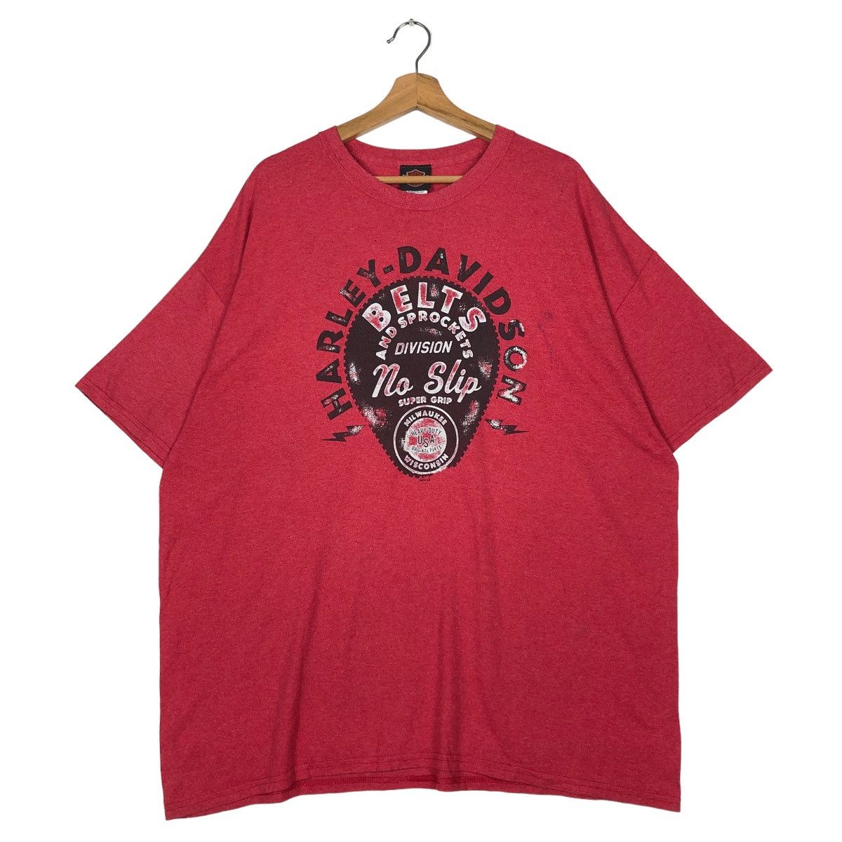 Harley Davidson 🔥90’s Vintage Harley Davidson T-Shirt Big Logo Spell Out Size US XL / EU 56 / 4 - 2 Thumbnail