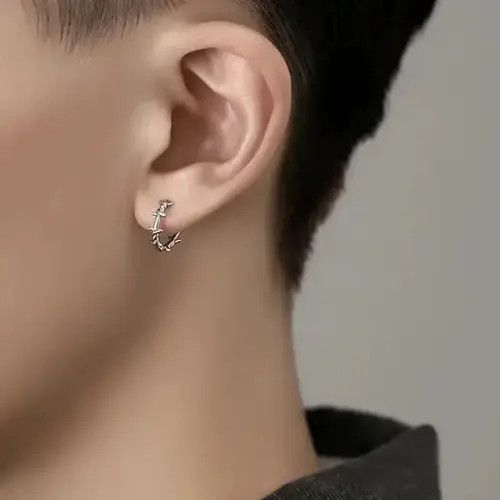 Jewelry Torn punk earrings （1pairs） Size ONE SIZE - 3 Thumbnail