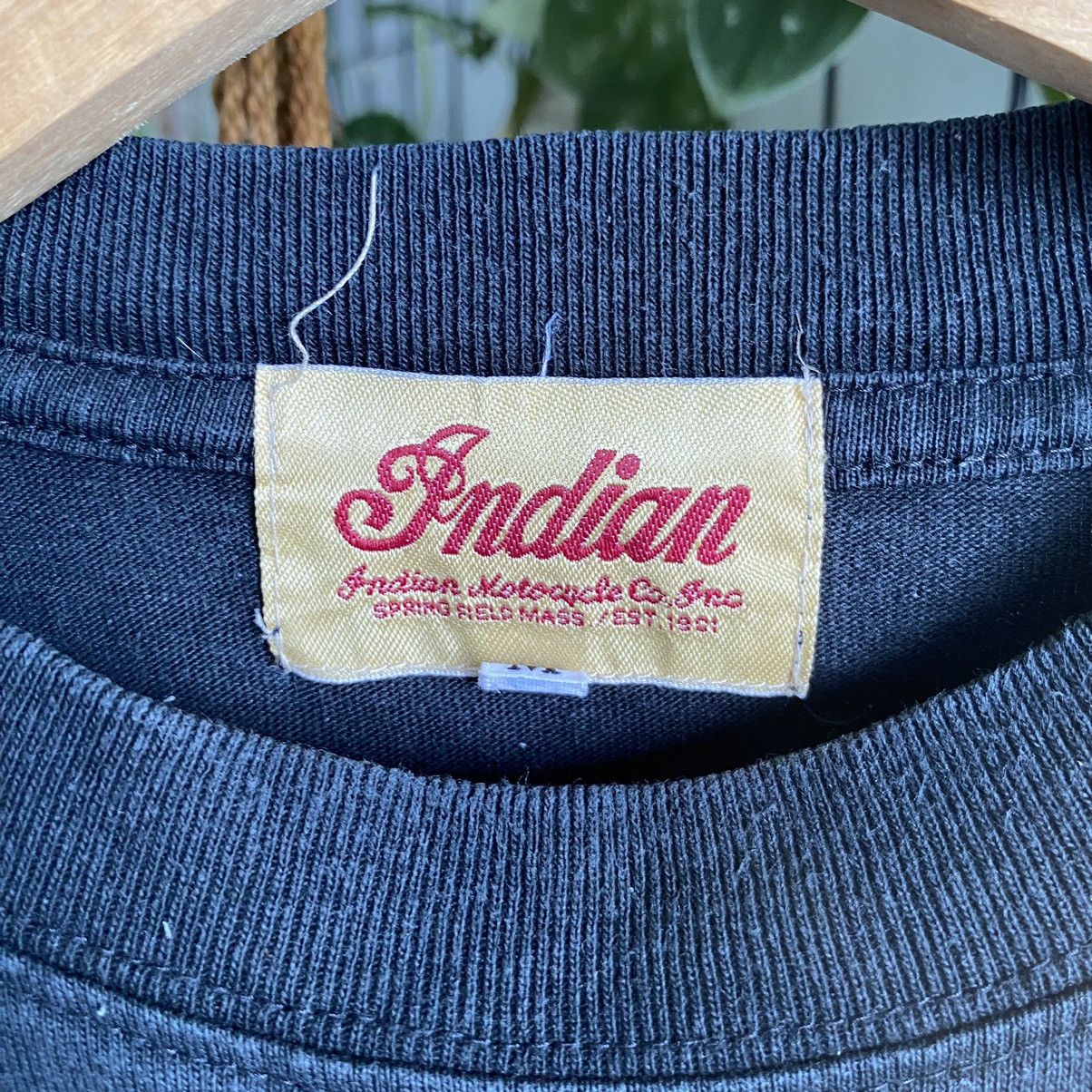 Indian Motorcycle Thrashed Faded Vintage Y2K Indian Motorcycles ERD GRUNGE TEE Size US M / EU 48-50 / 2 - 5 Thumbnail