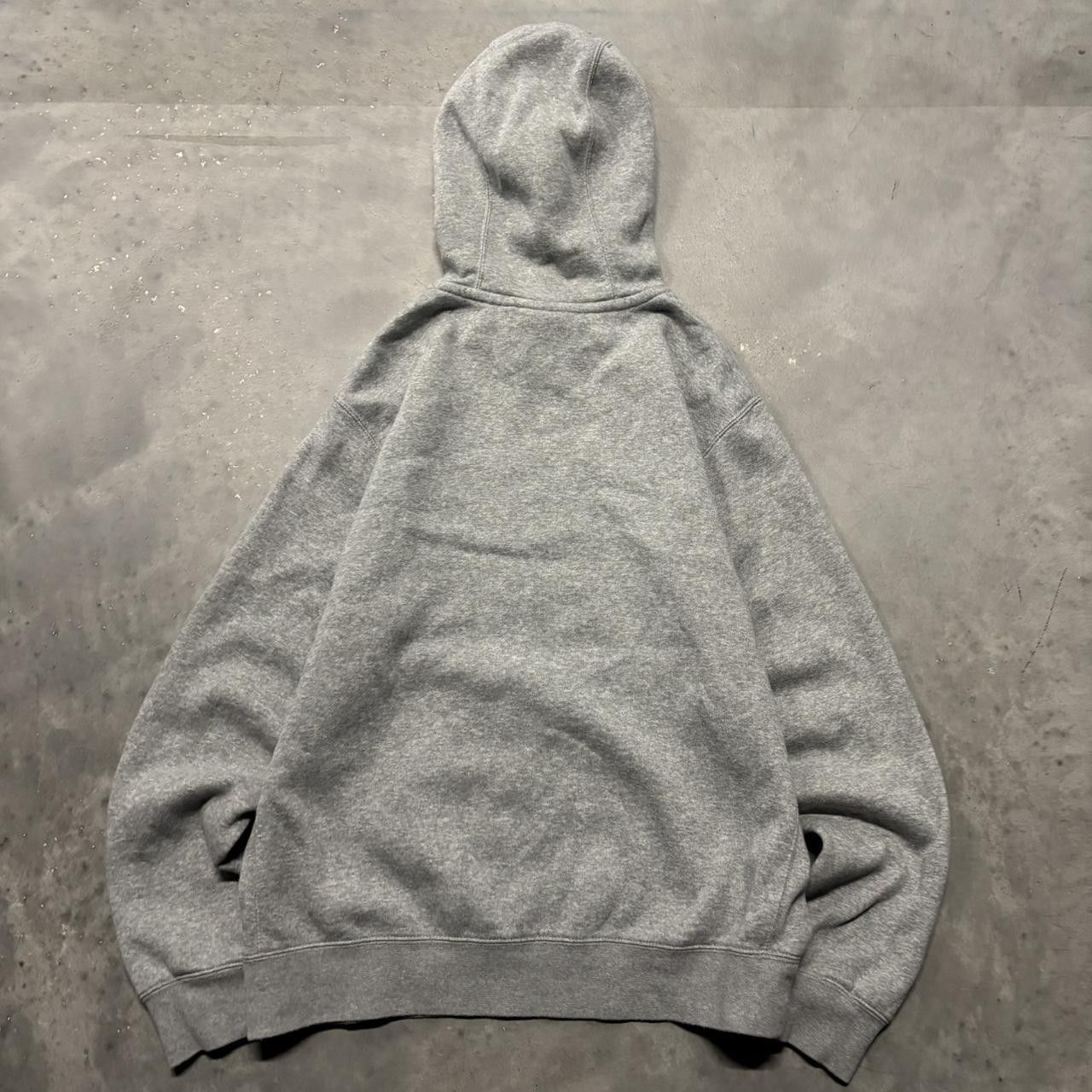 Nike × Vintage Crazy Vintage Y2K/2000s Light Grey Nike Streetwear Essential Hoodie! Size US M / EU 48-50 / 2 - 8 Thumbnail