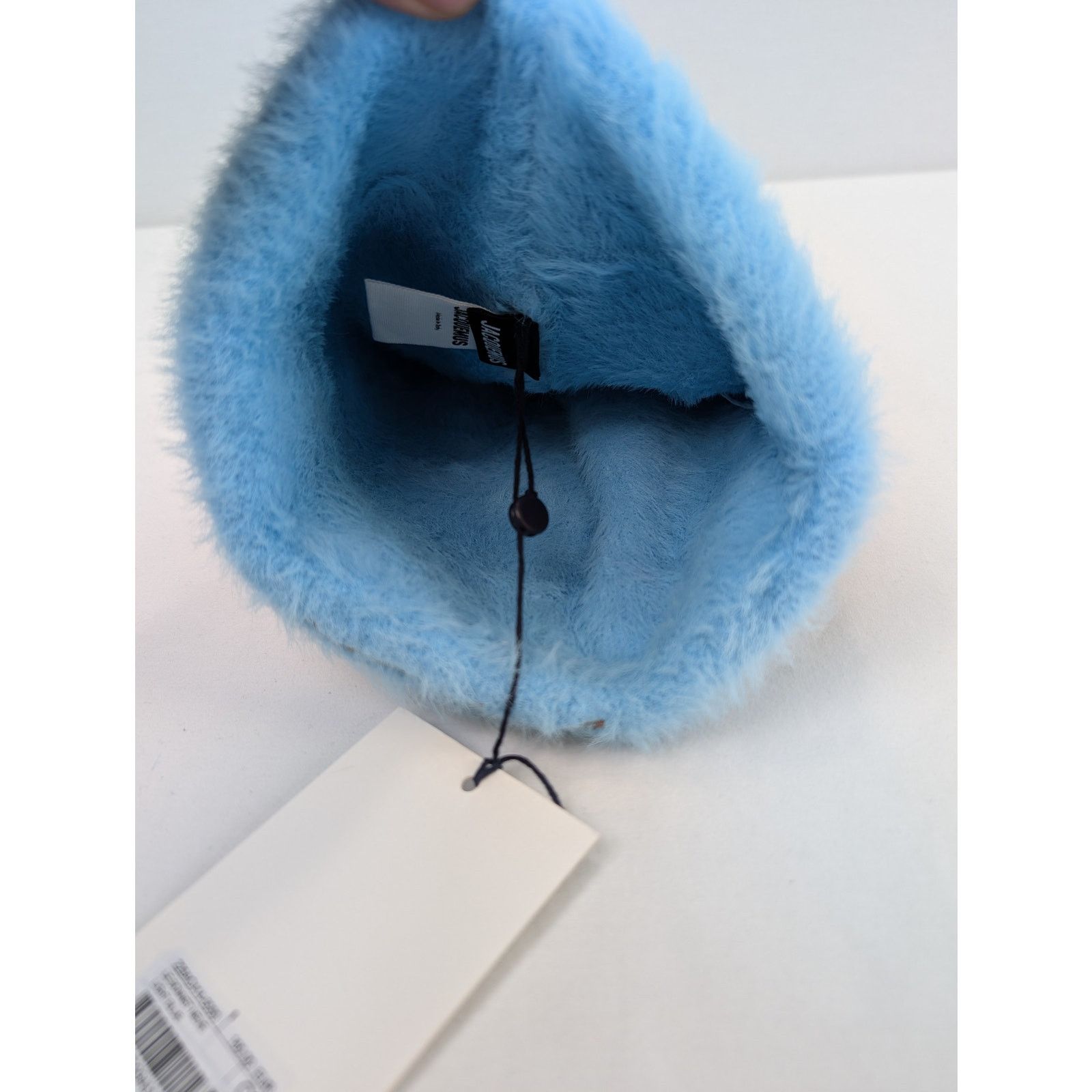Jacquemus o1rshd1 Size: OS/ LE Bonnet Neve Beanie Cap / Hat Light Blue Size ONE SIZE - 7 Thumbnail