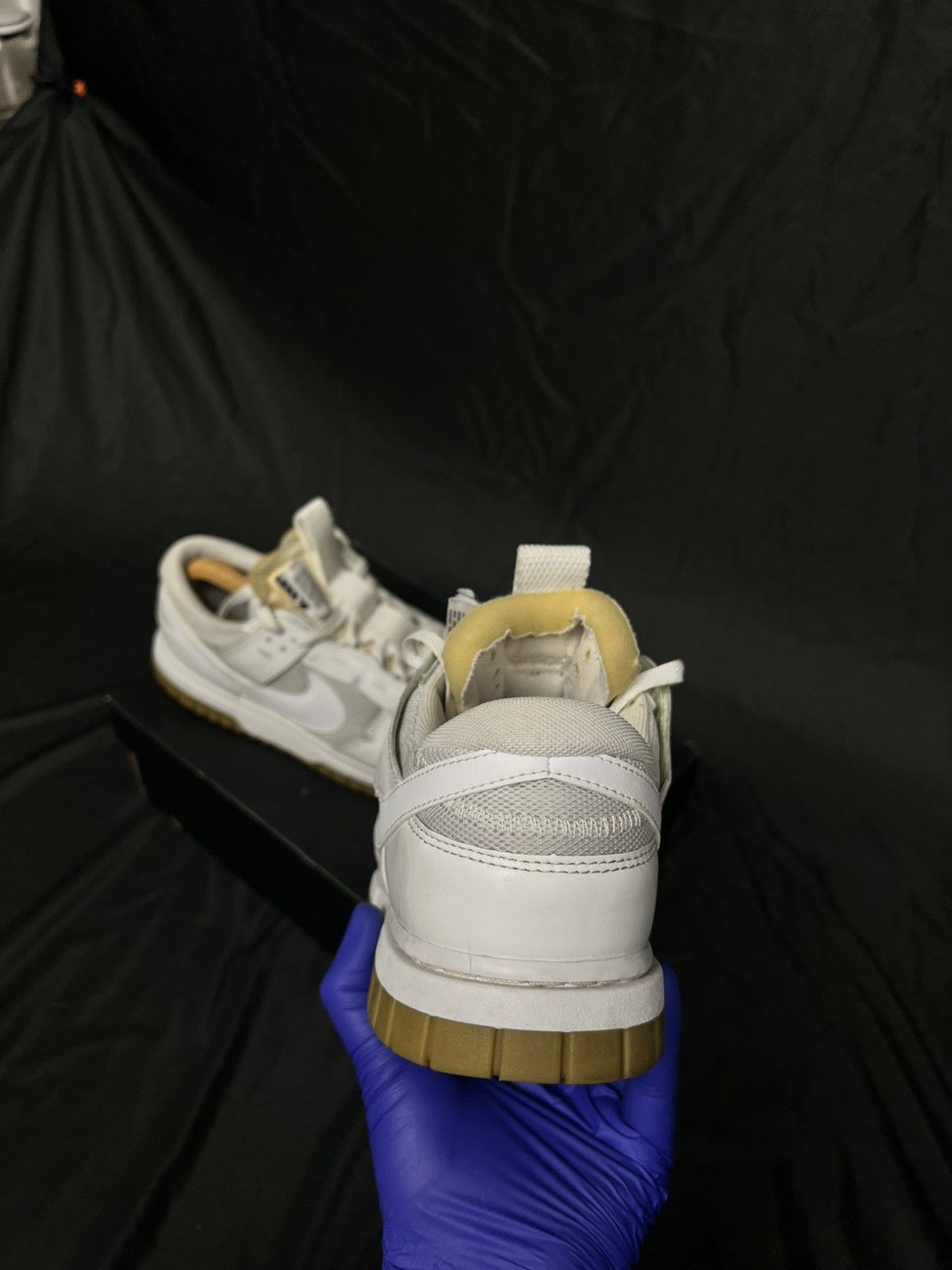 Nike Nike Dunk Low SE White / Sail Gum Retro Jumbo Size US 10 / EU 43 - 9 Thumbnail