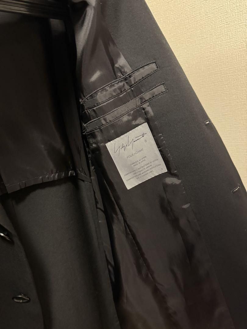 Yohji Yamamoto POUR HOMME 24ss wool gabardine jacket HS-J46-100 Size US M / EU 48-50 / 2 - 3 Thumbnail